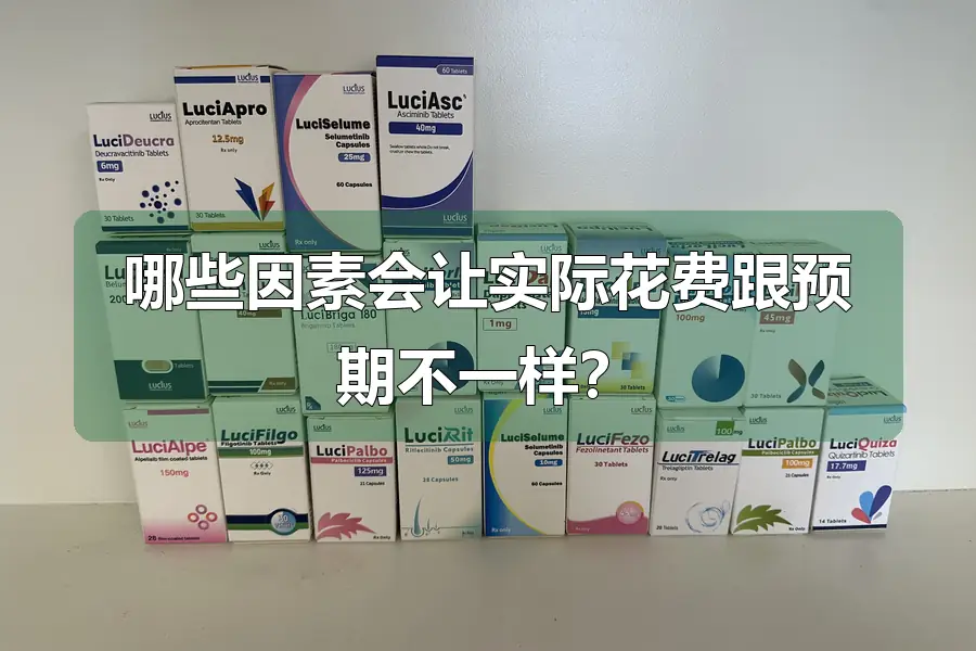 哪些因素会让实际花费跟预期不一样？